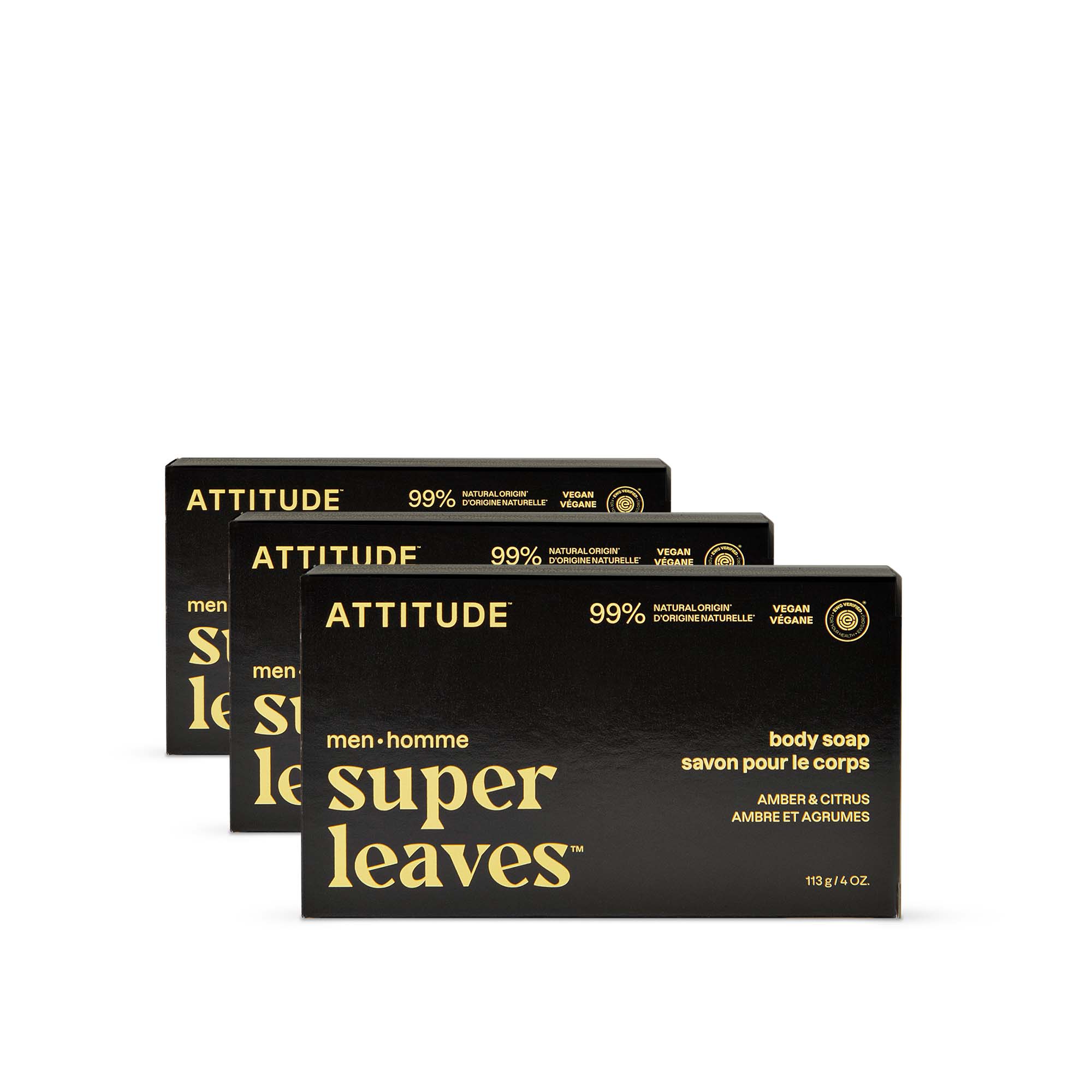 Men Body Soap 3-Pack - Bar