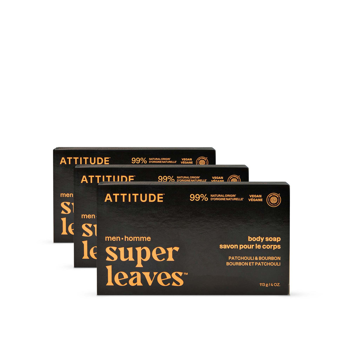 Men Body Soap 3-Pack - Bar