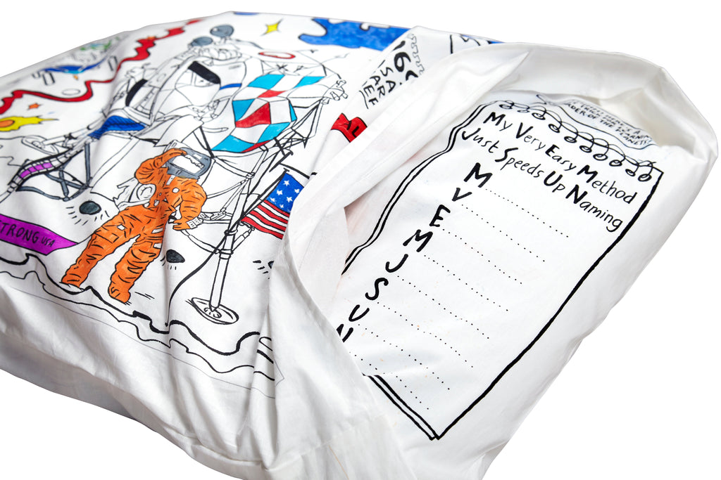Kibakids - space explorer pillowcase