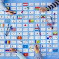Kibakids - world flags tablecloth