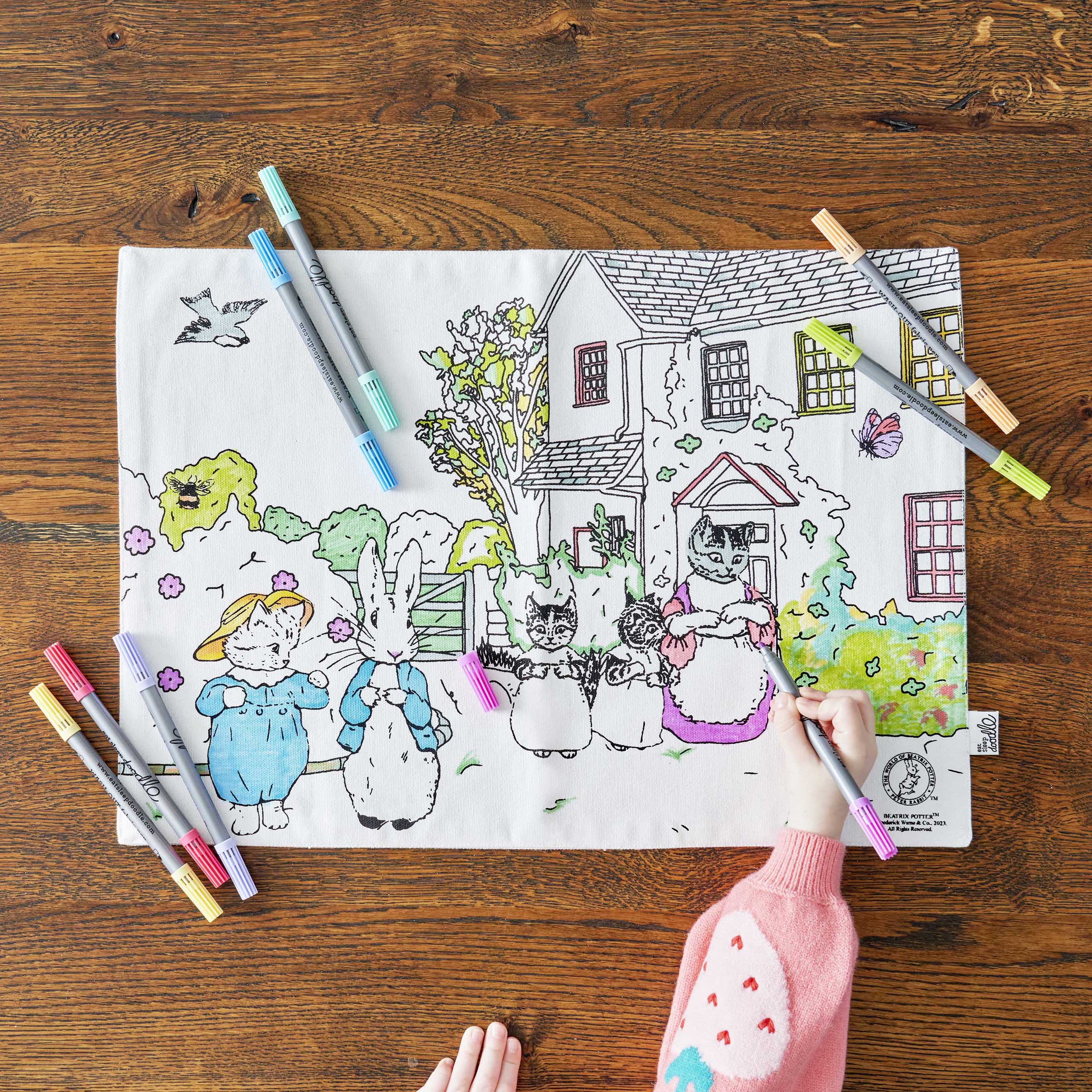 Kibakids - Tom Kitten™ Reusable Colour-In Placemat for Kids