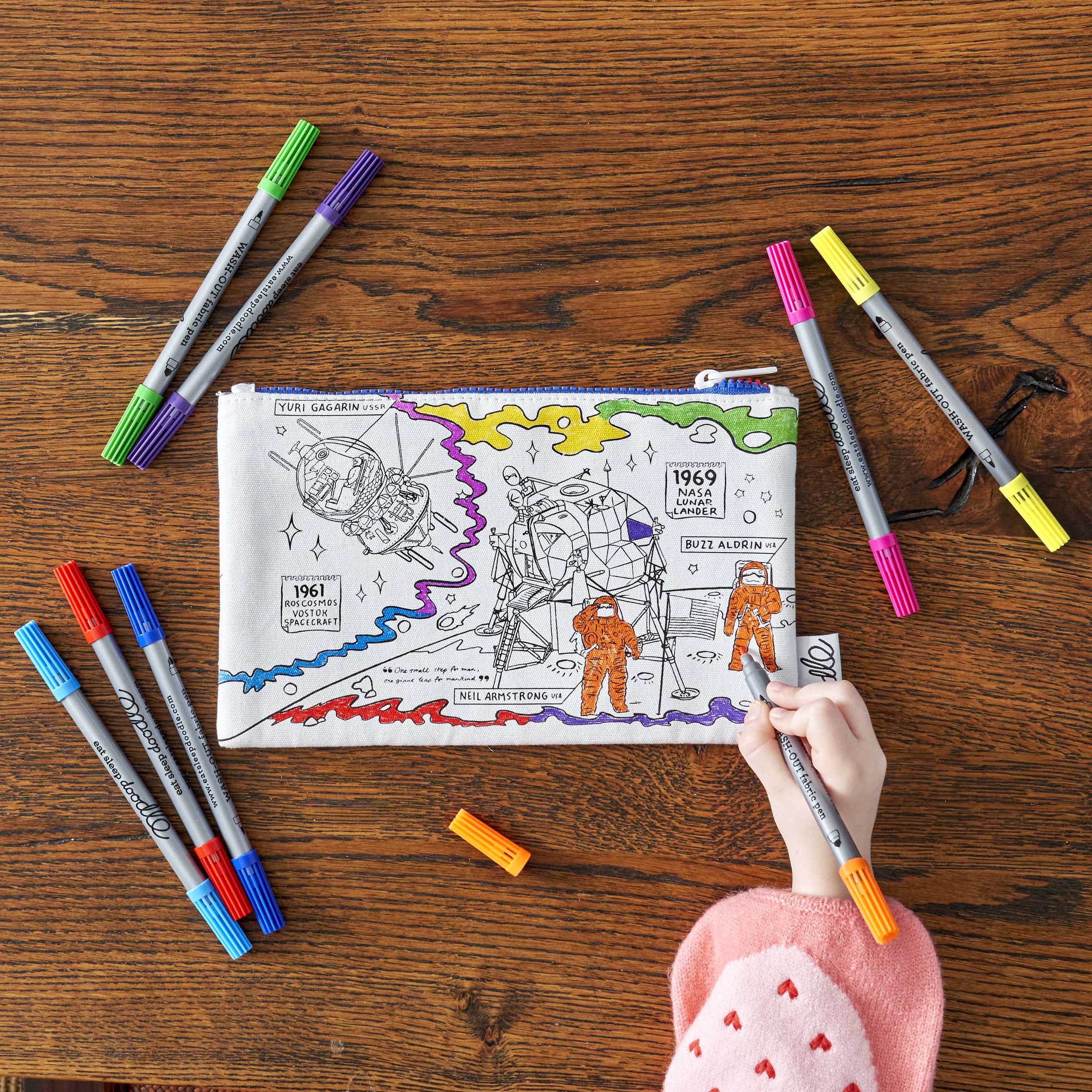 Kibakids - space explorer pencil case - party pack of 10