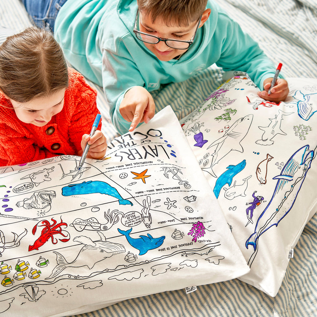 Kibakids - under the sea pillowcase