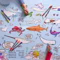 Kibakids - under the sea tablecloth