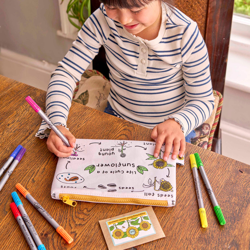 Kibakids - sunflower pencil case
