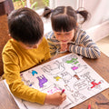 Kibakids - Farmyard Reusable Colour-In Placemat for Kids