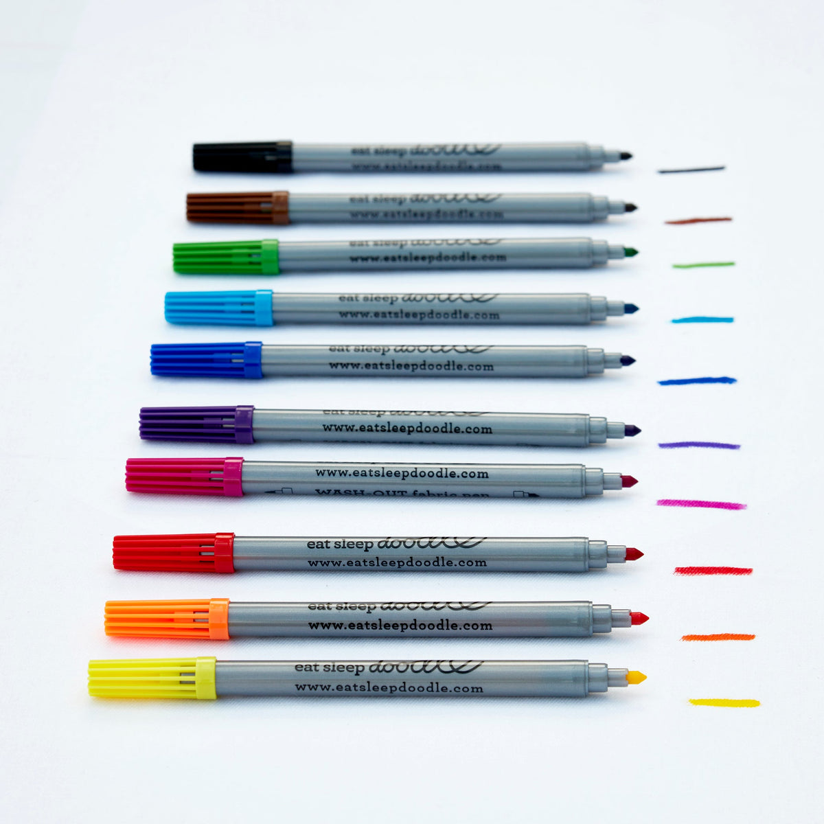 Kibakids - doodle wash-out pen set: classic colours