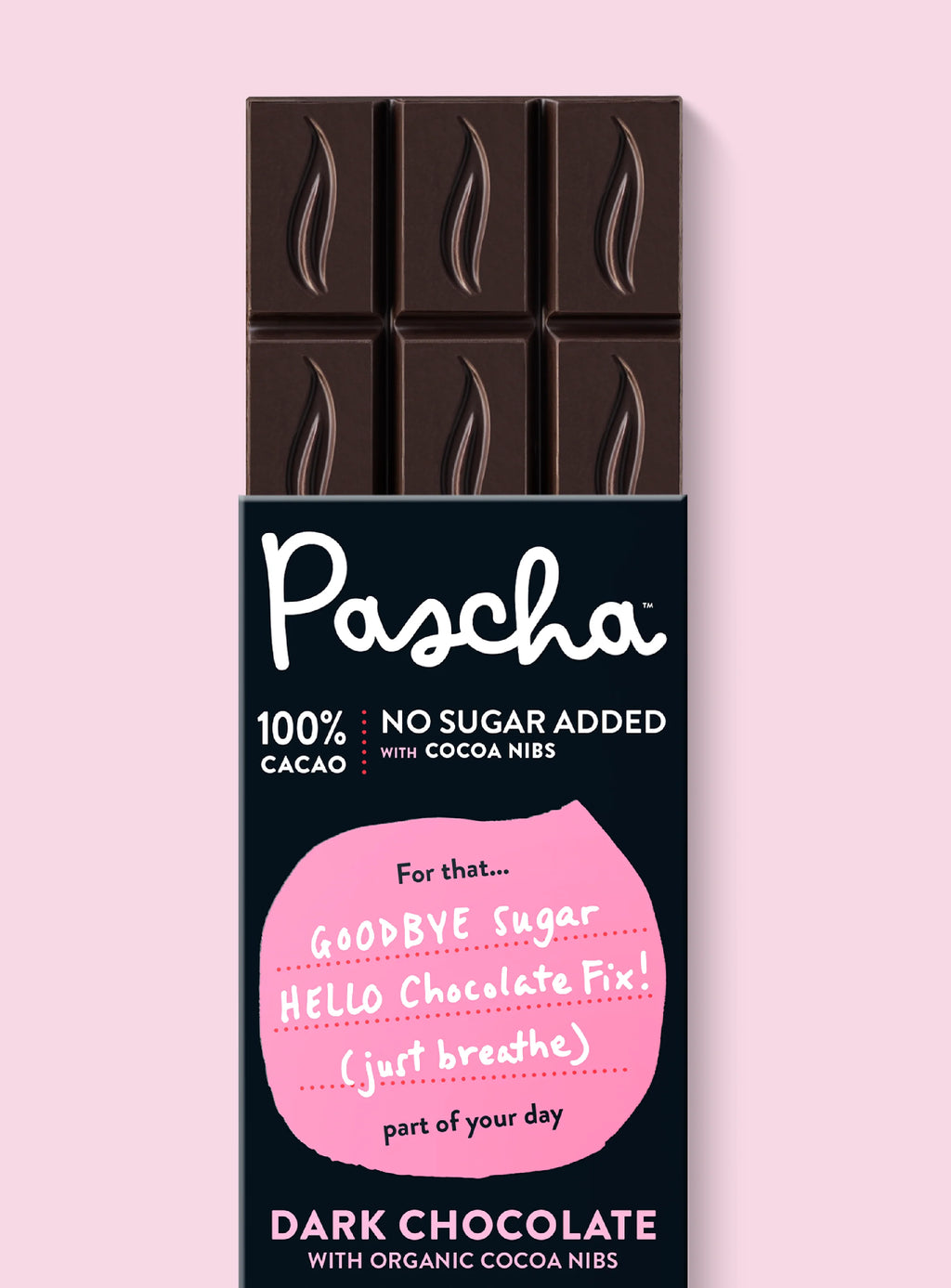 Shavelo - 100% Cacao Organic Vegan Dark Chocolate Bar with Cocoa Nibs (10 Bar Pack)
