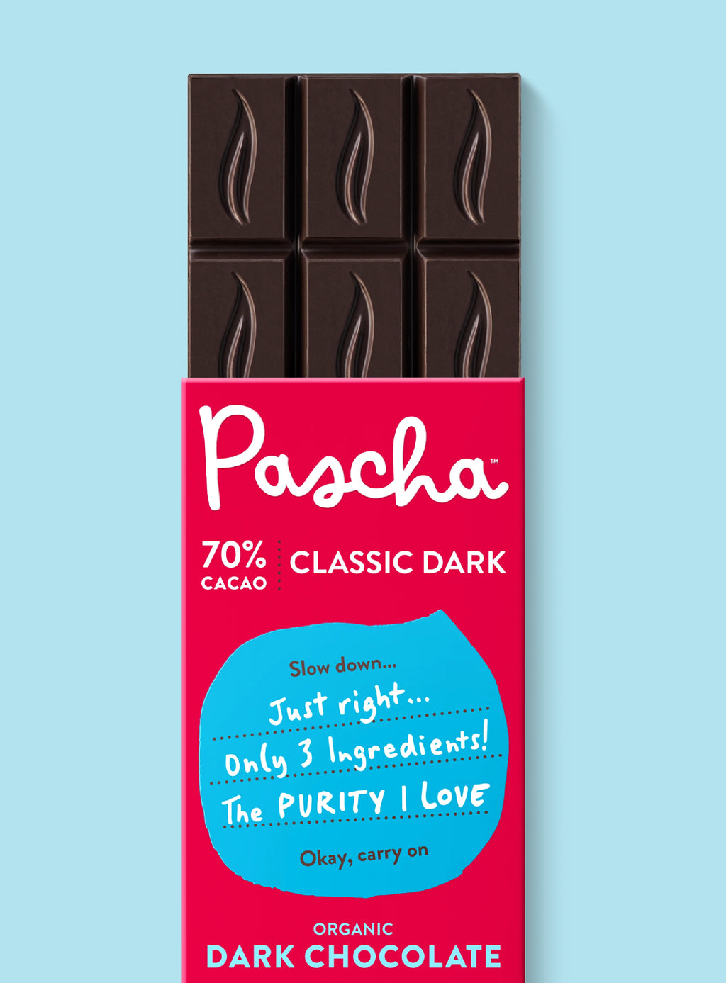 Shavelo - 70% Cacao Organic Vegan Dark Chocolate Bar (10 Bar Pack)