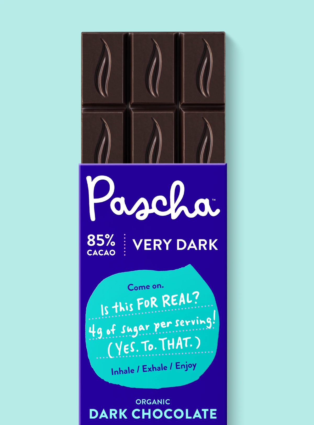 Shavelo - 85% Cacao Organic Vegan Dark Chocolate Bar (10 Bar Pack)