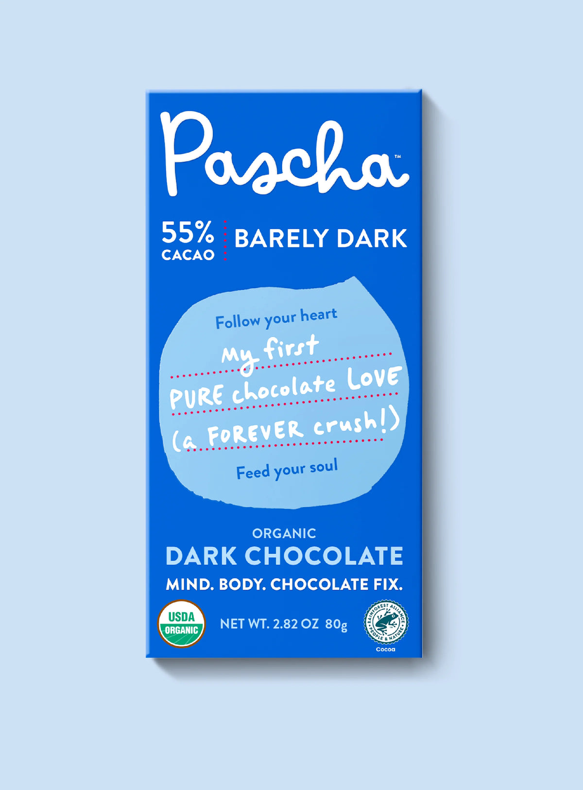 Shavelo - 55% Cacao Organic Vegan Dark Chocolate Bar (10 Bar Pack)
