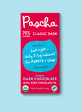 Shavelo - 70% Cacao Organic Vegan Dark Chocolate Bar (10 Bar Pack)