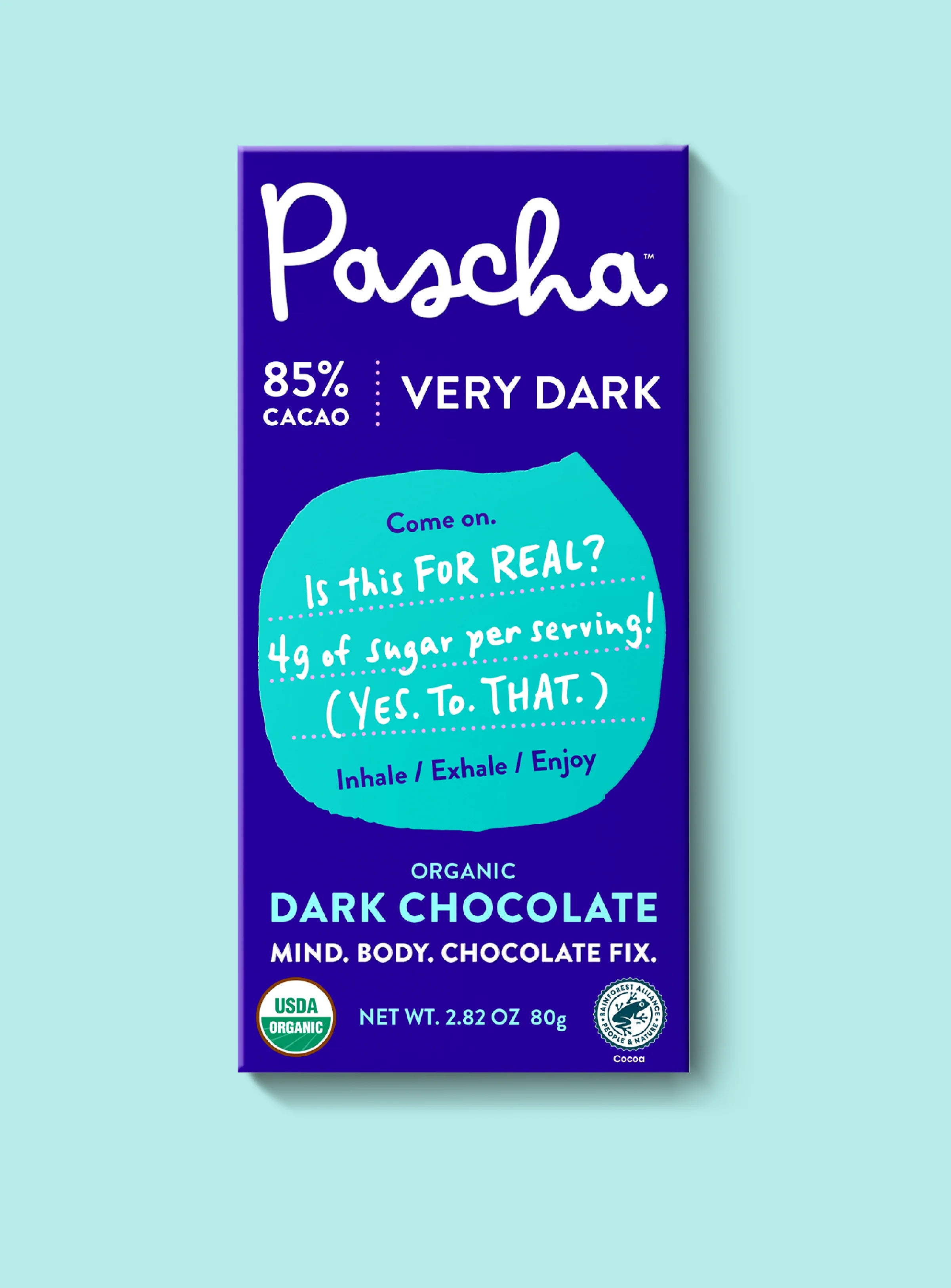 Shavelo - 85% Cacao Organic Vegan Dark Chocolate Bar (10 Bar Pack)