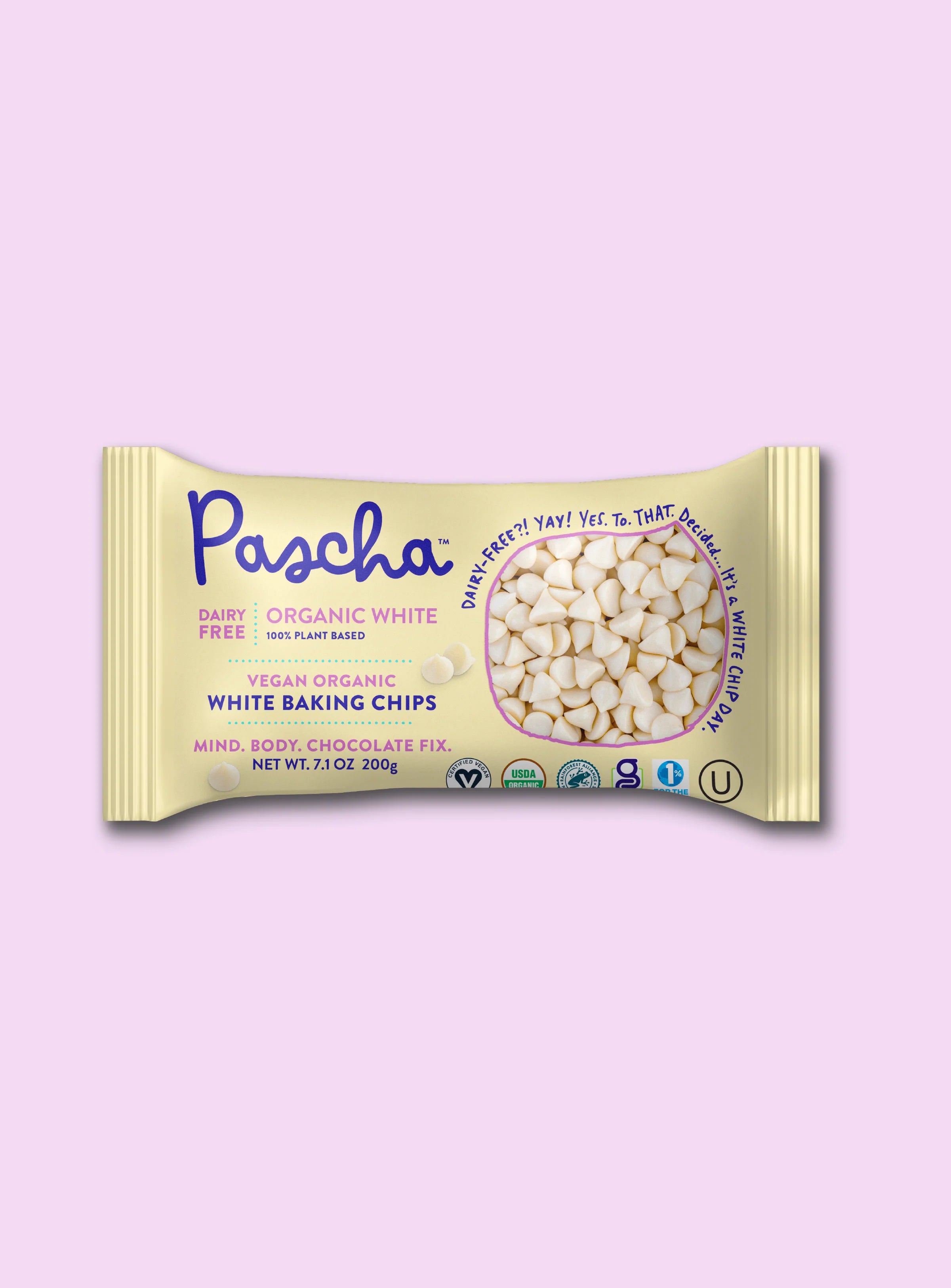 Shavelo - Organic Vegan White Baking Chips (8 Bags)