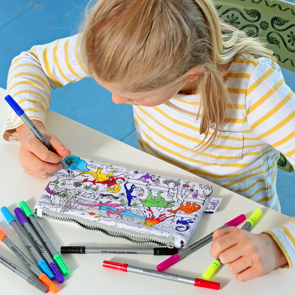 Kibakids - dinosaur pencil case - party pack of 10