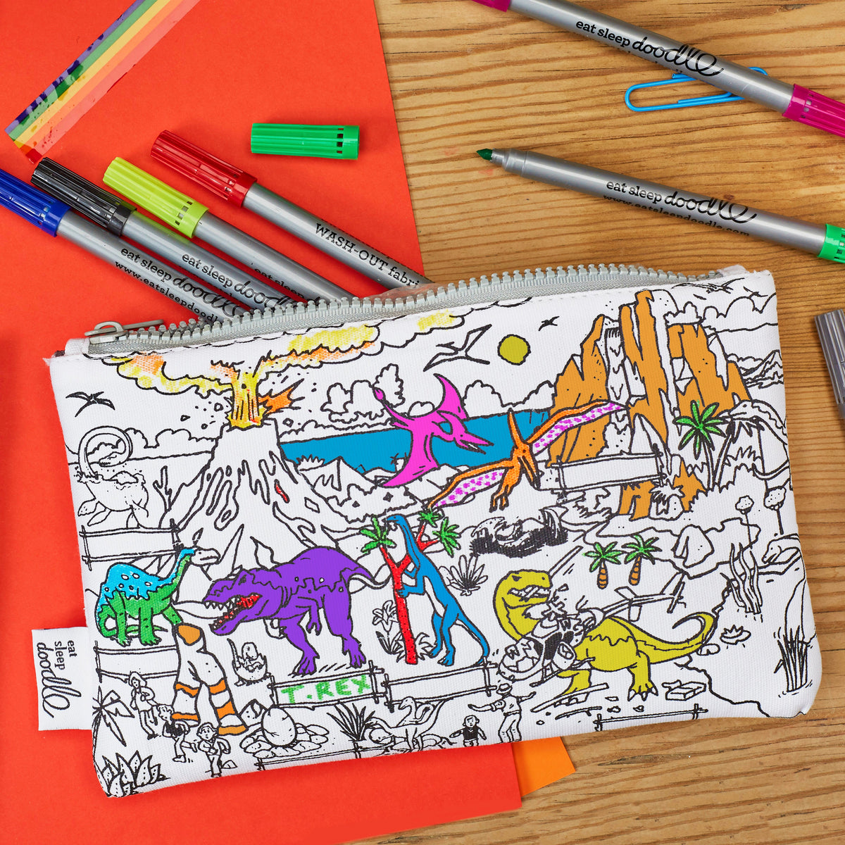 Kibakids - dinosaur pencil case