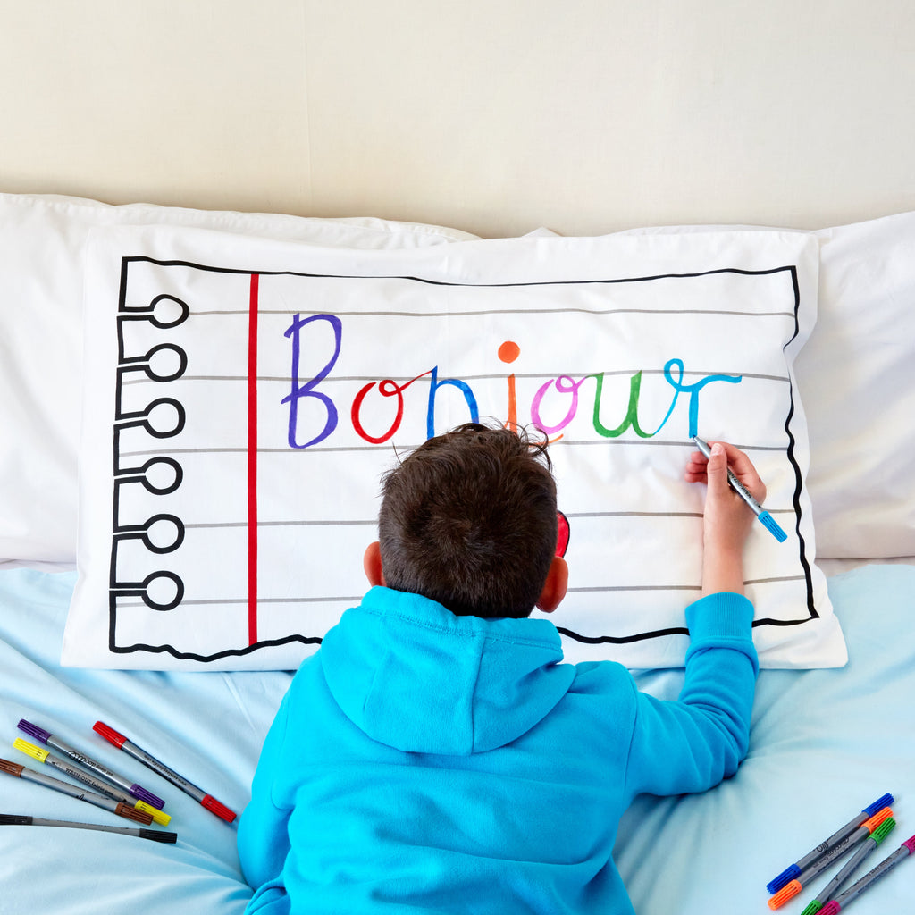 Kibakids - ultimate sleepover bundle - colour your own pillowcase