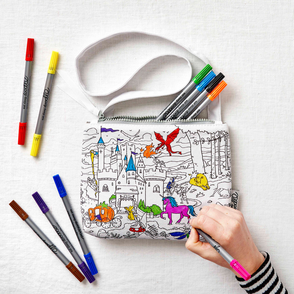 Kibakids - colour your own crossbody bag bundle