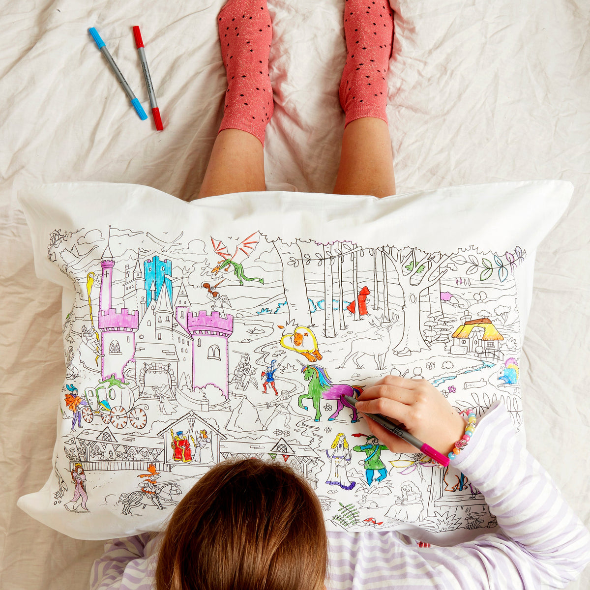 Kibakids - fairytales & legends pillowcase
