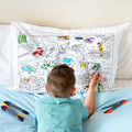 Kibakids - cars, trucks & tractors pillowcase