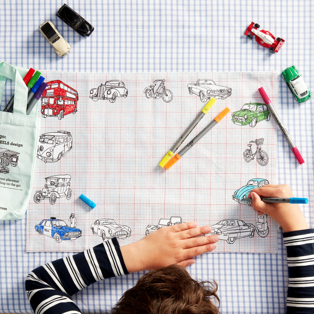 Kibakids - cars, trucks & tractors colour in bundle