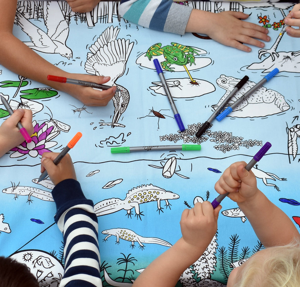 Kibakids - nature & wildlife tablecloth