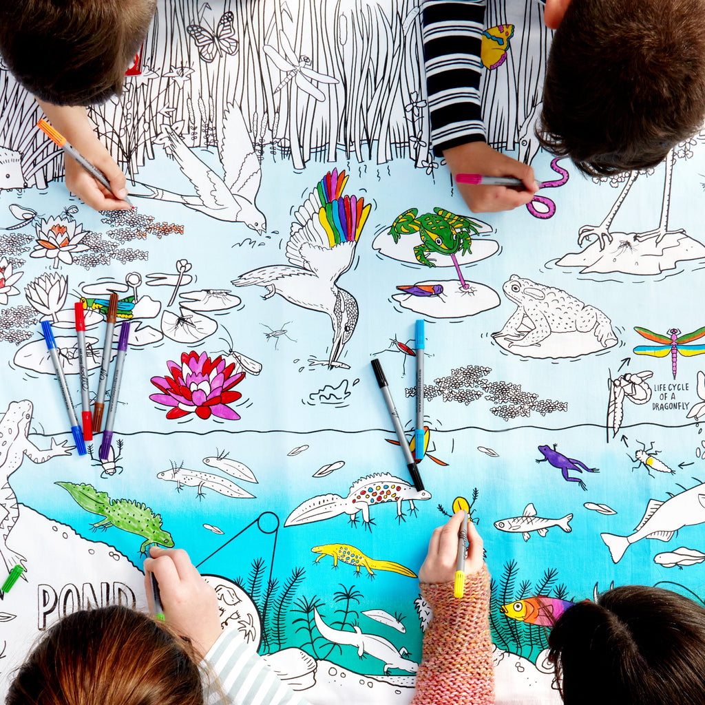 Kibakids - nature & wildlife tablecloth