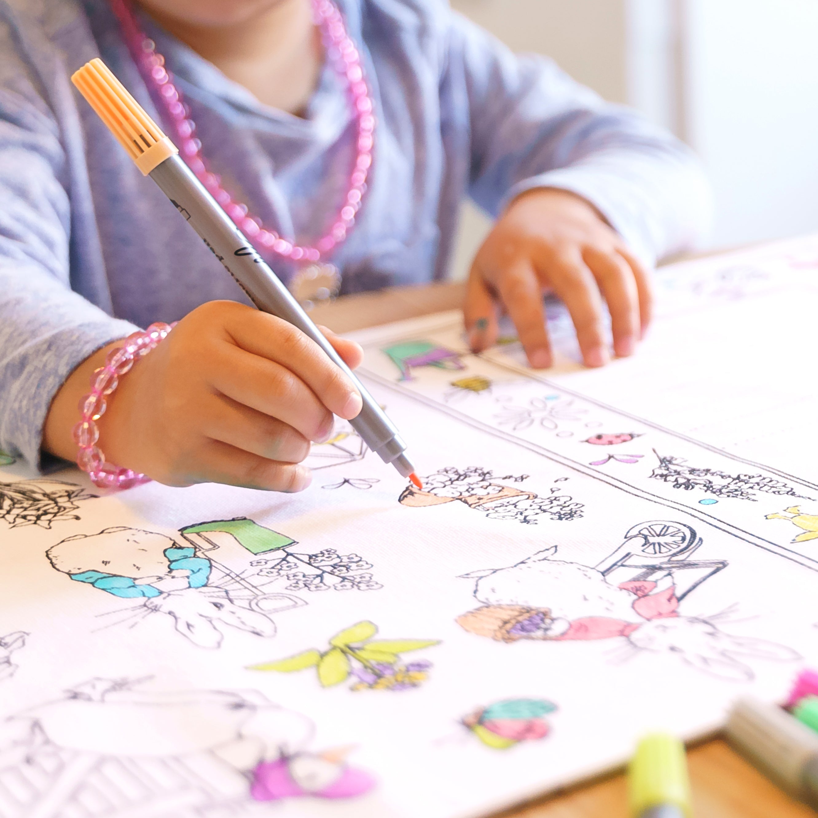Kibakids - Peter Rabbit™ Reusable Colour-In Placemat for Kids