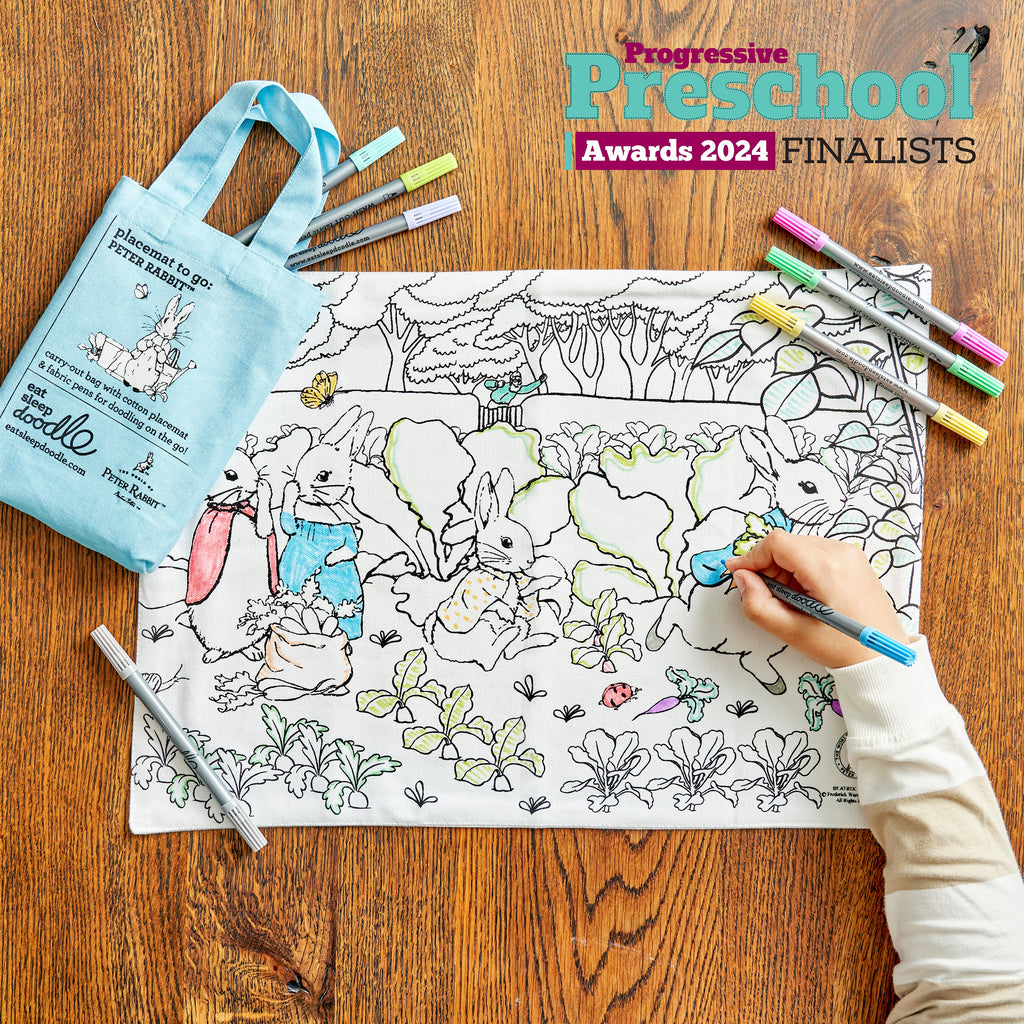 Kibakids - Peter Rabbit™ Reusable Colour-In Placemat for Kids