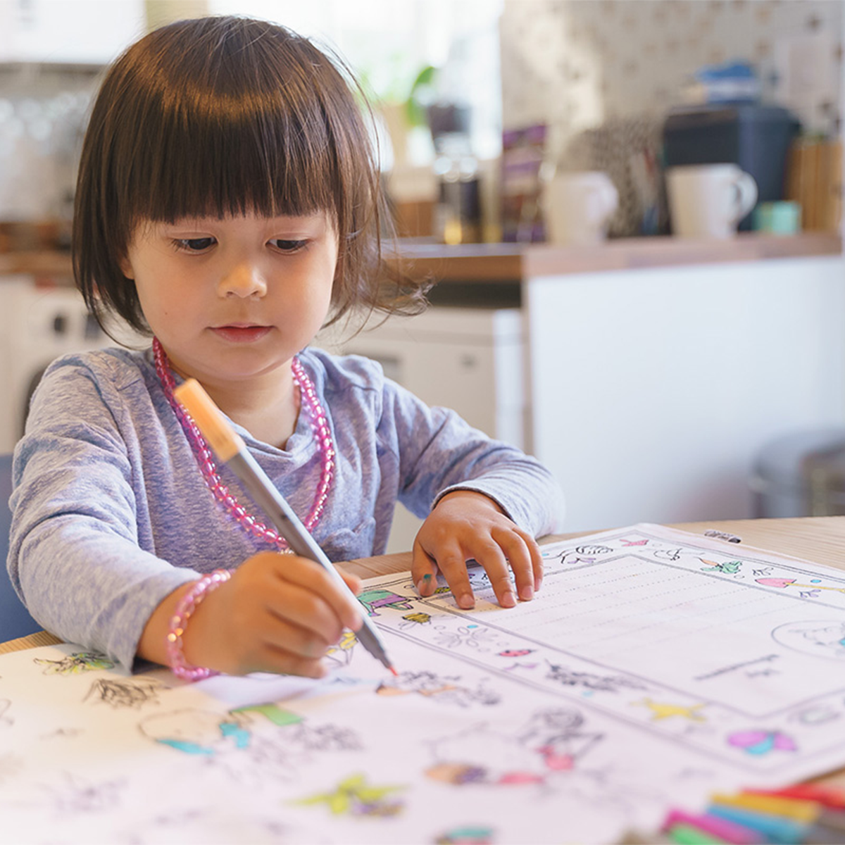 Kibakids - Peter Rabbit™ Reusable Colour-In Placemat for Kids