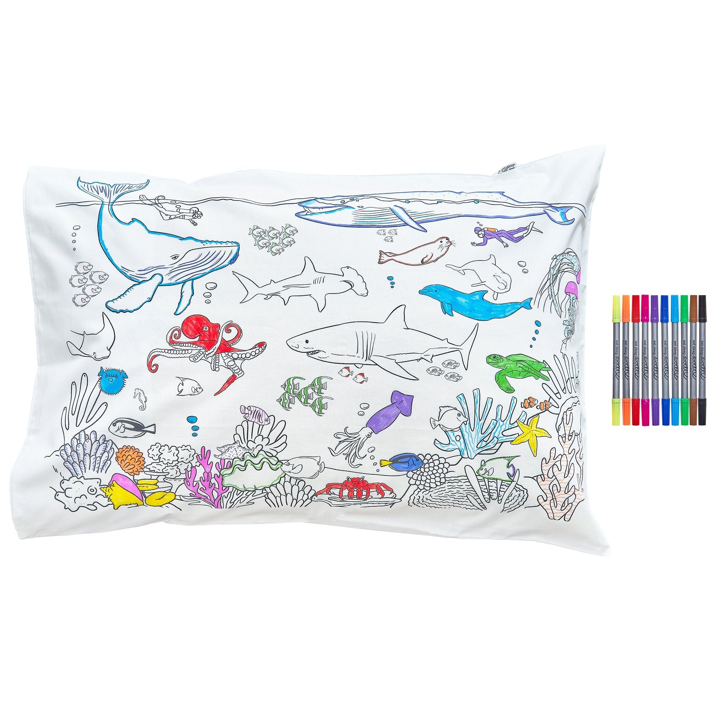 Kibakids - under the sea pillowcase