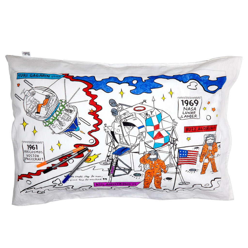 Kibakids - space explorer pillowcase