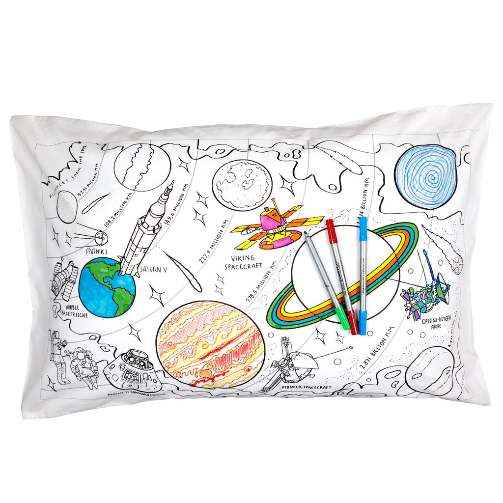 Kibakids - space explorer pillowcase
