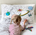 Kibakids - space explorer pillowcase