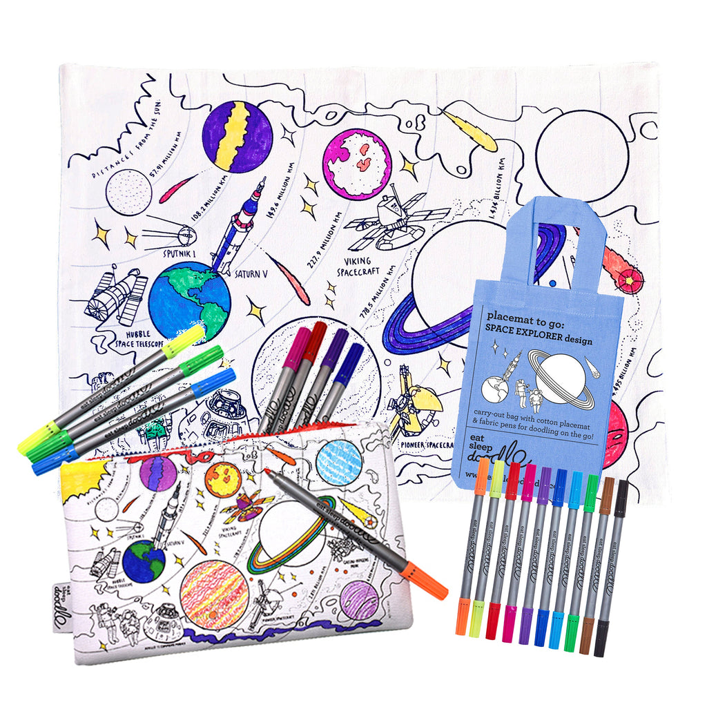 Kibakids - space explorer colour in bundle