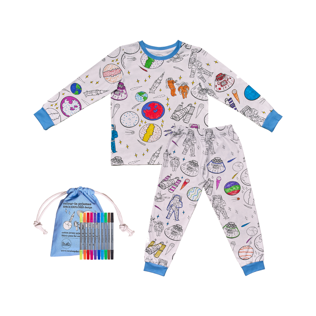 Kibakids - space explorer pajamas