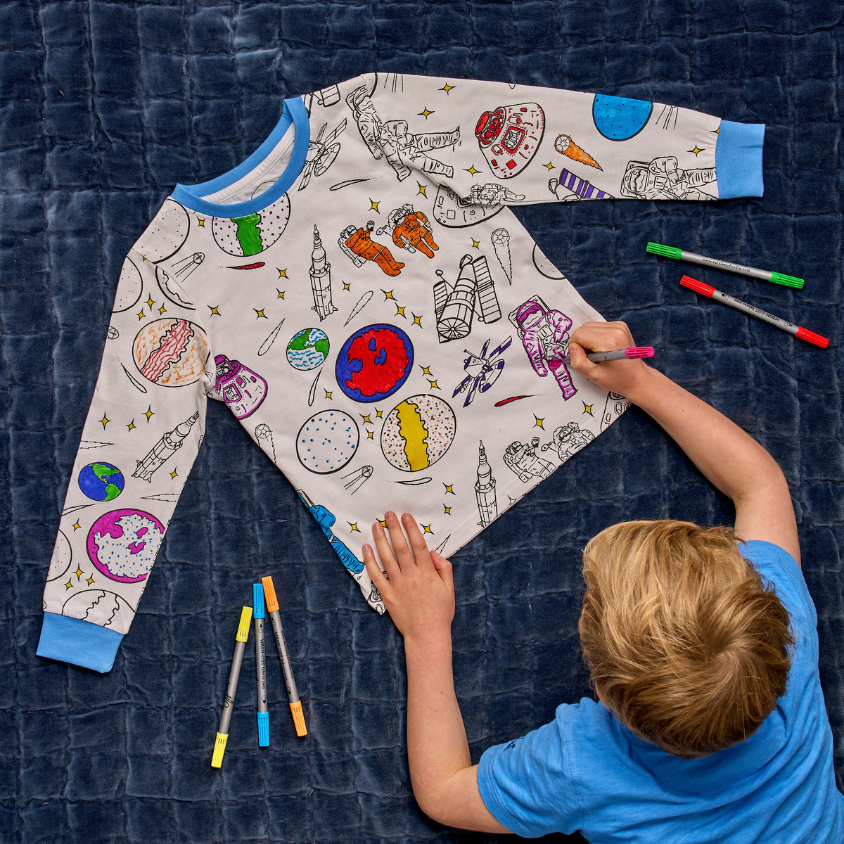 Kibakids - space explorer pajamas