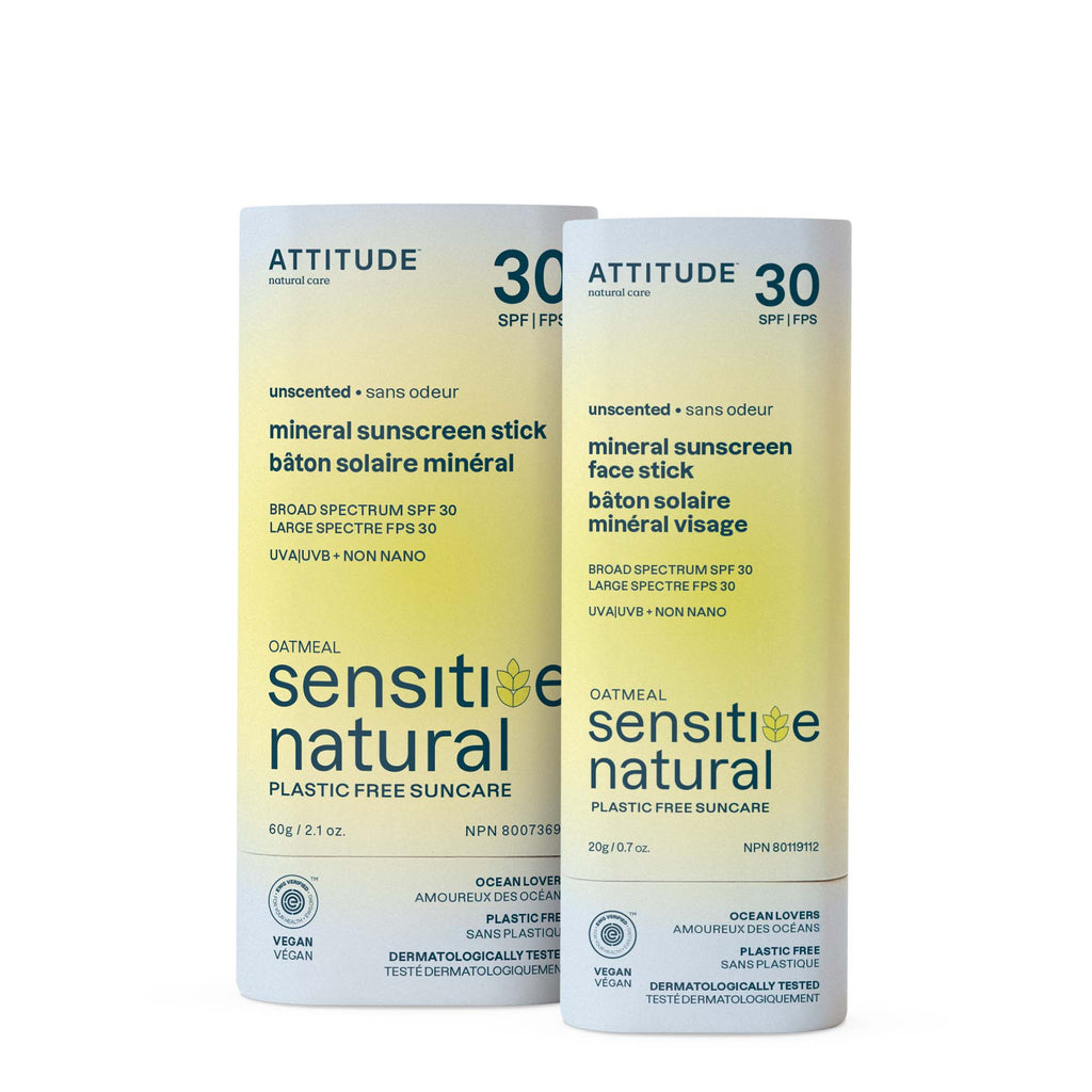 Shavelo - Mineral Sunscreen Stick Duo Face & Body - Spf 30 Sensitive Skin