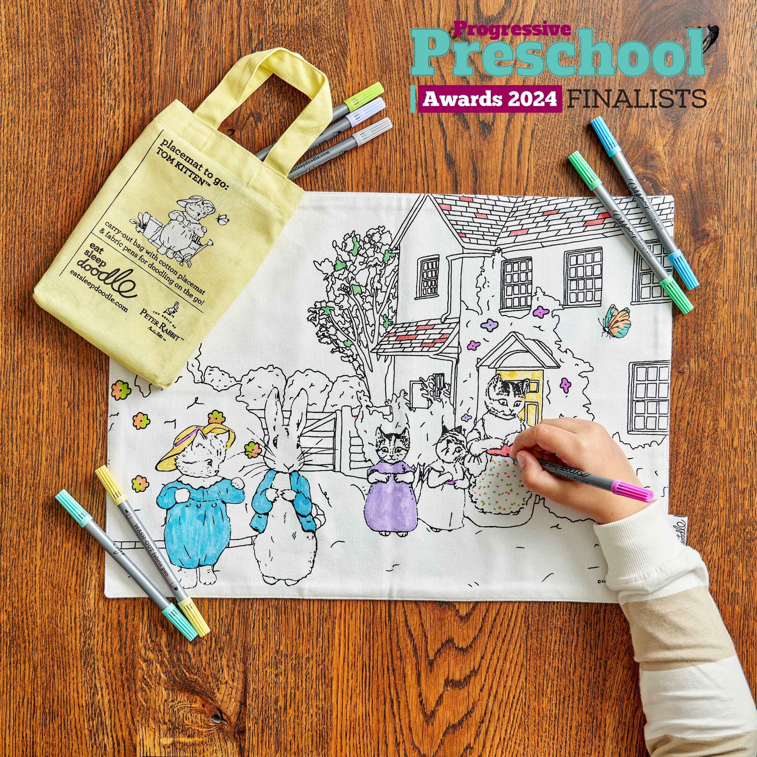 Kibakids - Tom Kitten™ Reusable Colour-In Placemat for Kids