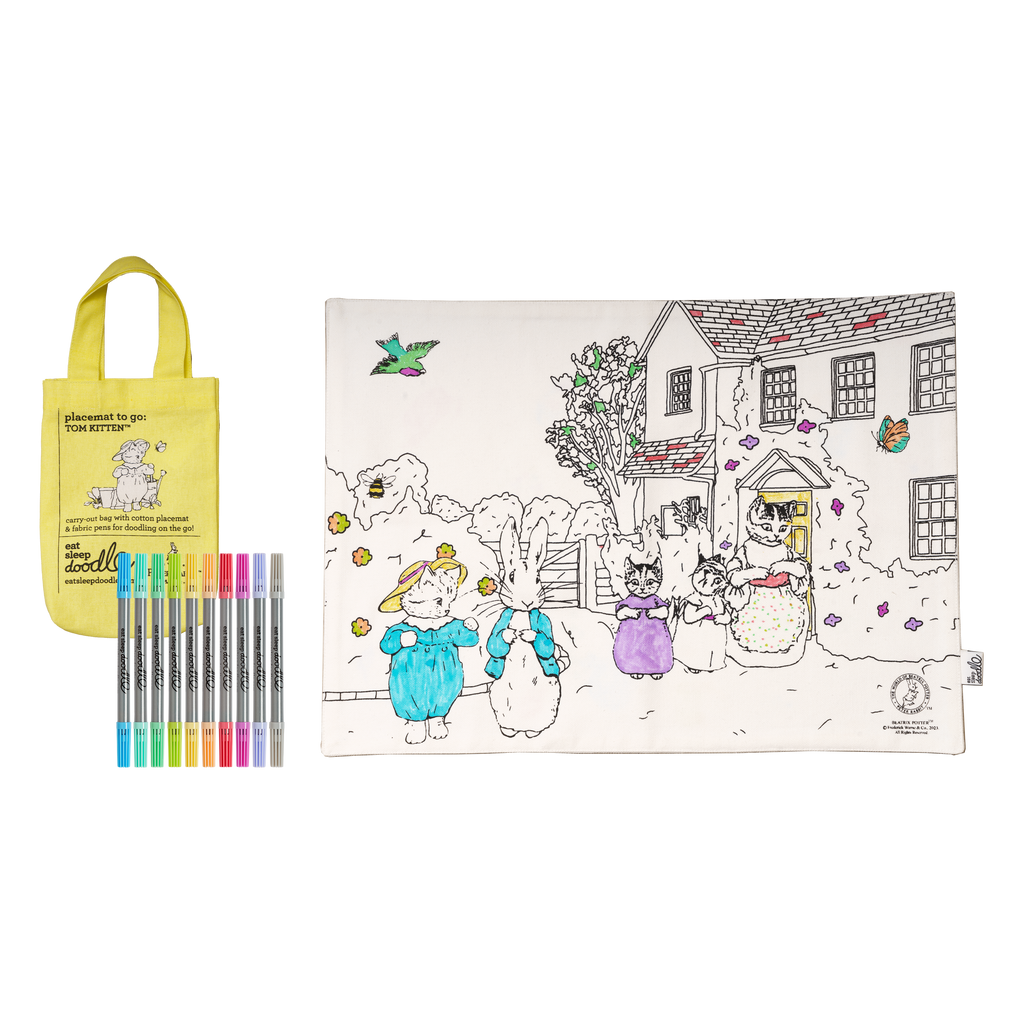 Kibakids - Tom Kitten™ Reusable Colour-In Placemat for Kids