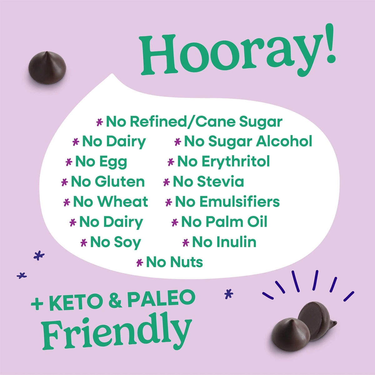 Shavelo - NEW! 70% Cacao Organic Bitter-Sweet Dark Chocolate Chips with Coconut Sugar (8 Bags)