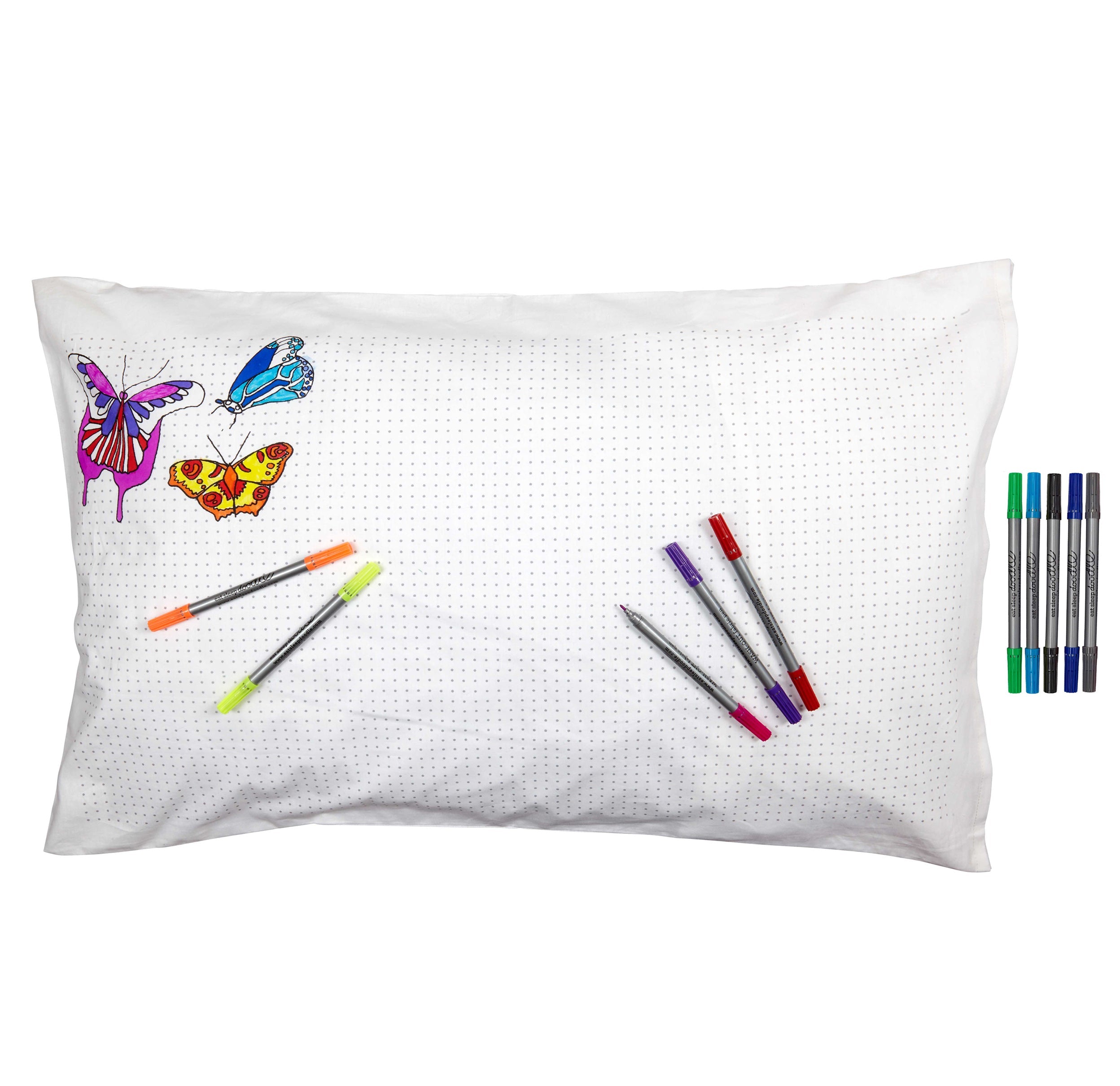 Kibakids - butterfly pillowcase