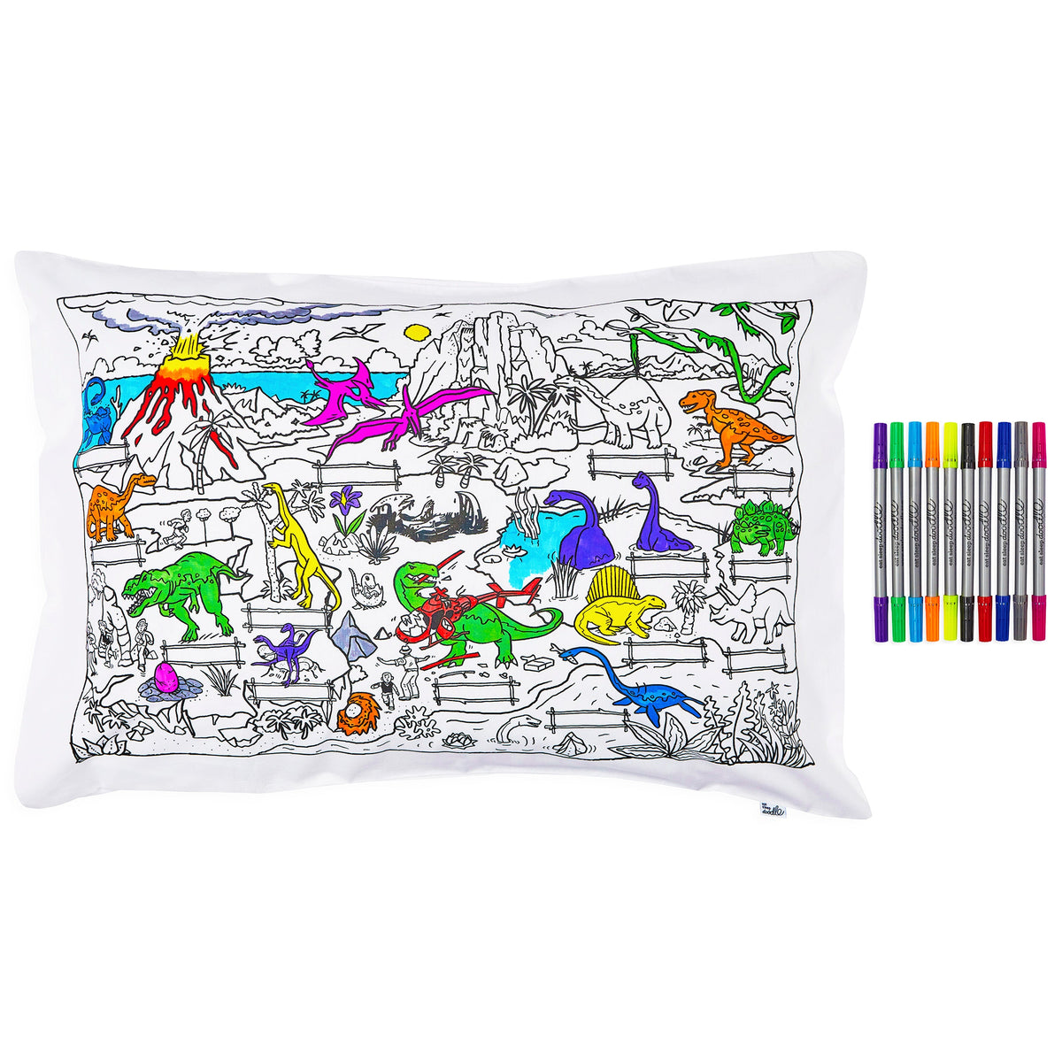 Kibakids - dinosaur pillowcase