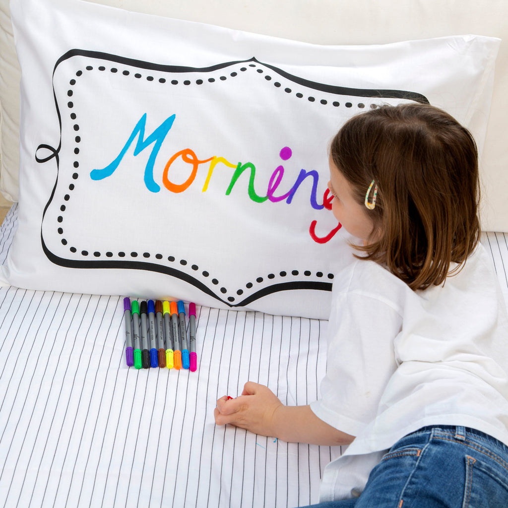 Kibakids - doodle notebook pillowcase