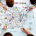Kibakids - US map tablecloth