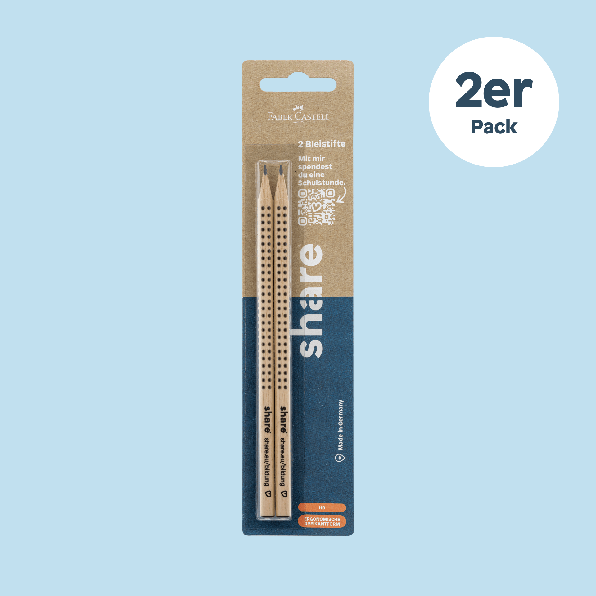 Crayon HB, lot de 2