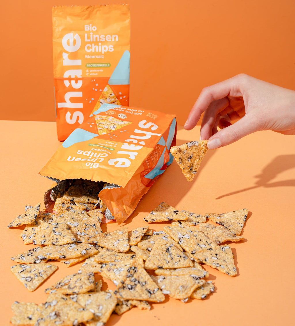 Lot économique de chips de lentilles