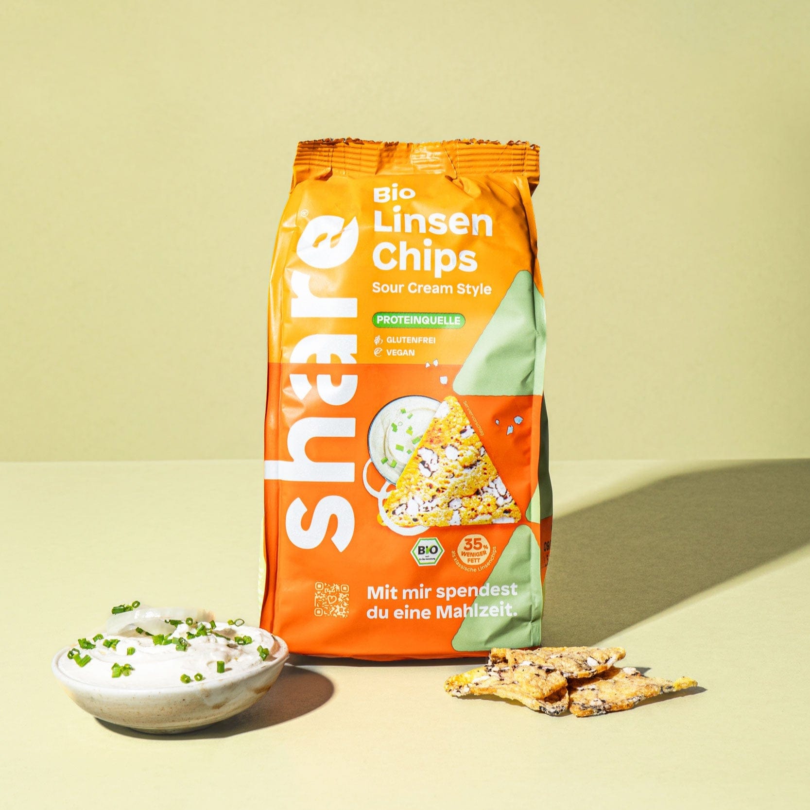 Lot économique de chips de lentilles