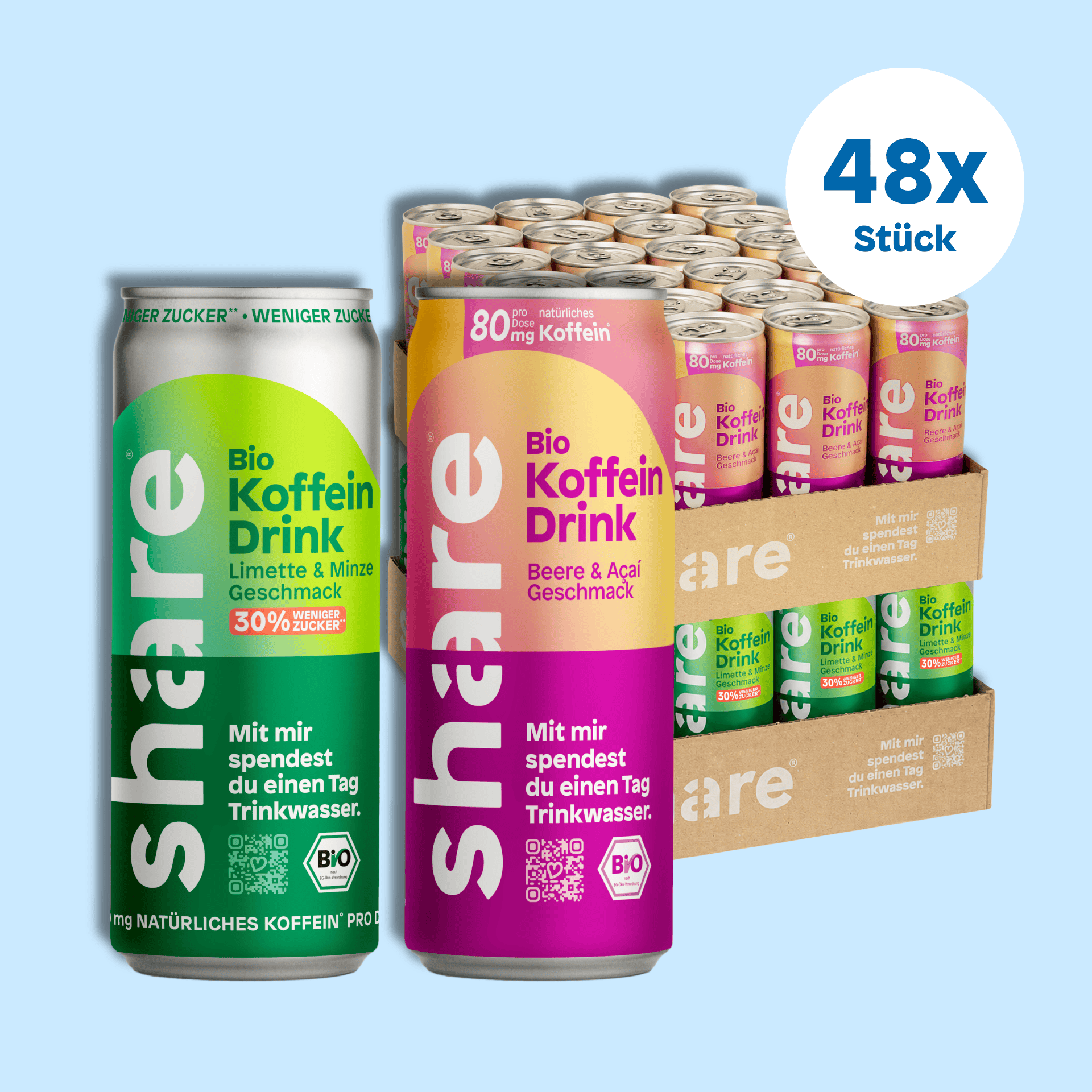 Lot économique de boissons bio au café