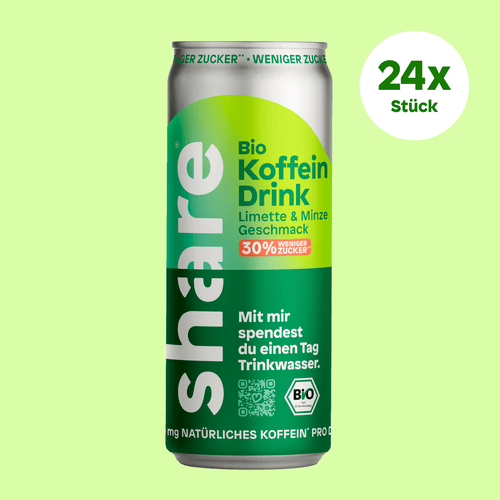 Boisson énergisante bio Citron vert Menthe